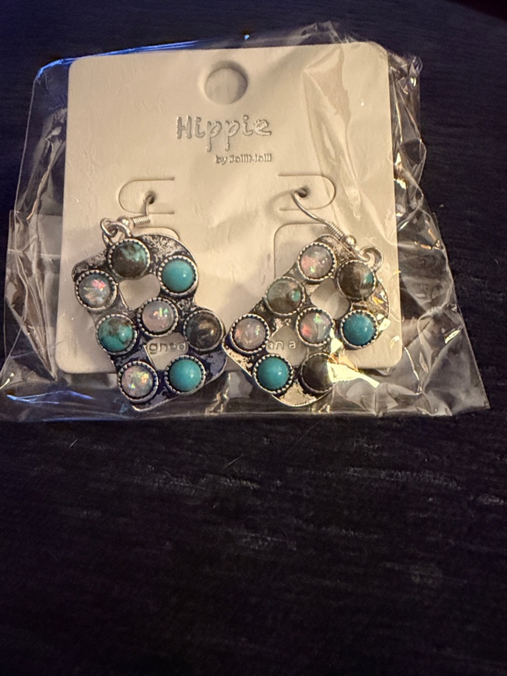 Initial earrings by Hippie.